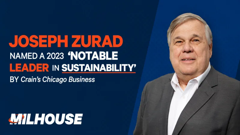 Joseph Zurad Named a 2023 ‘Notable Leader in Sustainability’ by Crain’s Chicago Business 