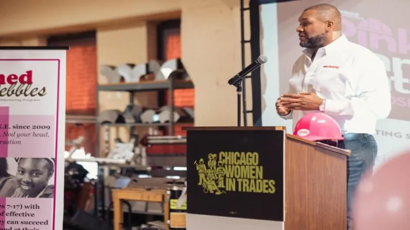 Polished Pebbles Pink Hard Hat – Chicago, IL