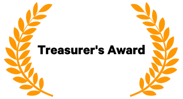 Treasurer's Award for Outstanding Service in Business logo
