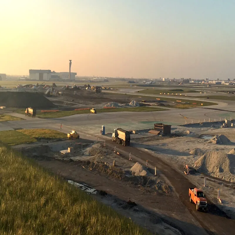 Runway 9C-27C & Associated Taxiways