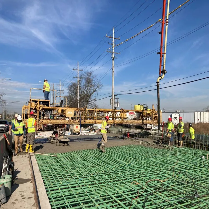 Cermak Bridge Deck Pour