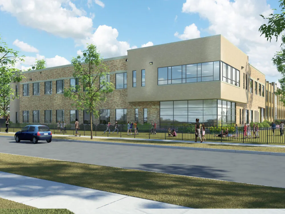 Byrne Elementary School Annex Civil engineering project